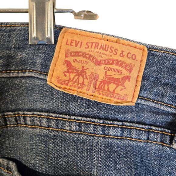 Vintage Y2K Levi Strauss & Co. 16M W33 L32 Blue Classic Bootcut Jeans [0451] - Picture 4 of 12
